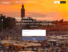 Tablet Screenshot of bridgeafrica.com